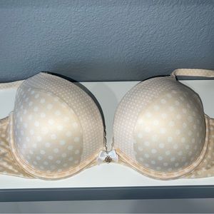 Body by Victoria, push up bra, 34D. Can be converted to criss cross in back.